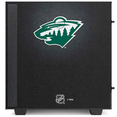 NHL Minnesota Wild Black Background NZXT H510 Compact ATX Mid-Tower Case Skin