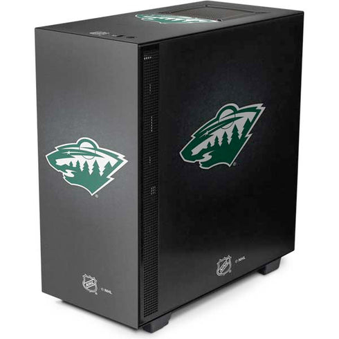 NHL Minnesota Wild Black Background NZXT H510 Compact ATX Mid-Tower Case Skin