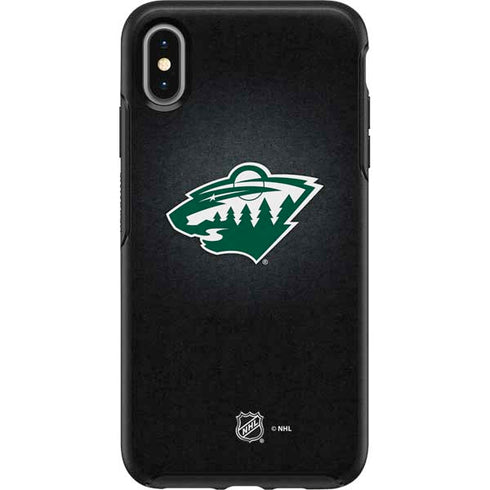 NHL Minnesota Wild Black Background Otterbox Symmetry iPhone Skin