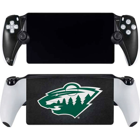 NHL Minnesota Wild Black Background PlayStation Portal Remote Player Skin