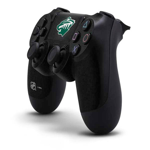 NHL Minnesota Wild Black Background PS4 Controller Skin