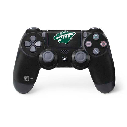 NHL Minnesota Wild Black Background PS4 Controller Skin