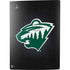 NHL Minnesota Wild Black Background PS5 Console Skin
