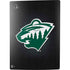 NHL Minnesota Wild Black Background PS5 Digital Edition Console Skin