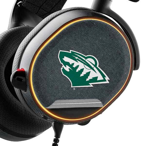 NHL Minnesota Wild Black Background SteelSeries Arctis 5 Skin