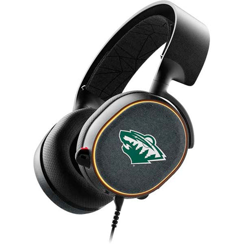 NHL Minnesota Wild Black Background SteelSeries Arctis 5 Skin