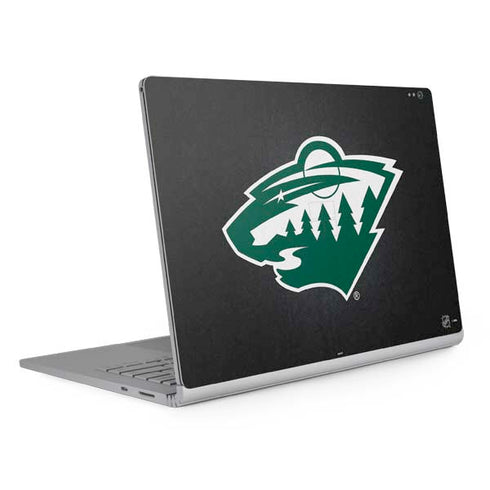 NHL Minnesota Wild Black Background Surface Book 2 13.5in Skin