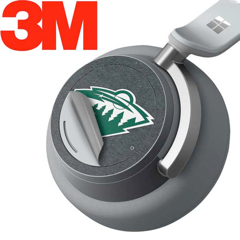 NHL Minnesota Wild Black Background Surface Headphones Skin