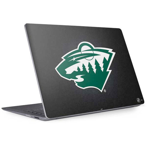 NHL Minnesota Wild Black Background Surface Laptop 2 Skin