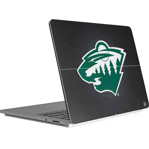 NHL Minnesota Wild Black Background Surface Laptop Studio Skin