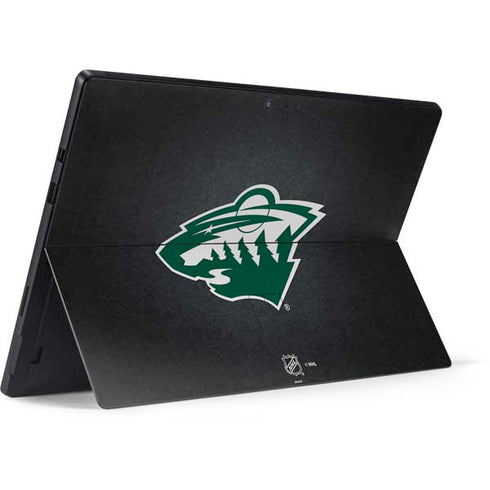 NHL Minnesota Wild Black Background Surface Pro 7 Skin