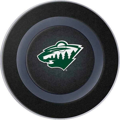 NHL Minnesota Wild Black Background Wireless Charger Skin