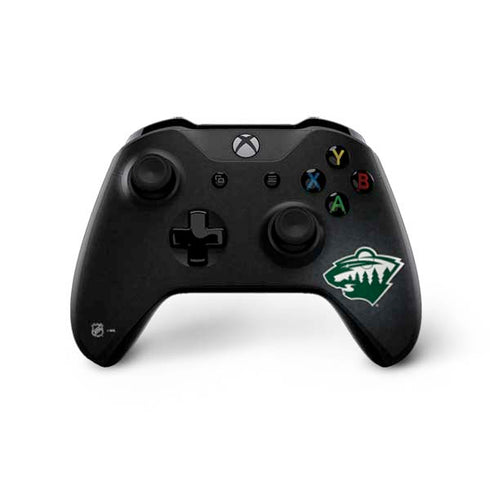NHL Minnesota Wild Black Background Xbox One X Controller Skin