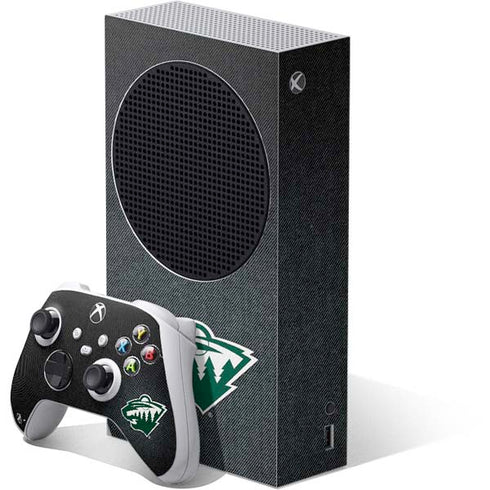 NHL Minnesota Wild Black Background Xbox Series S Skins