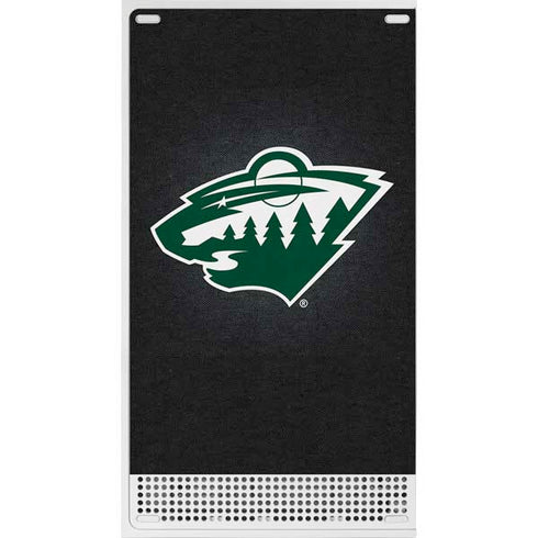 NHL Minnesota Wild Black Background Xbox Series S Skins