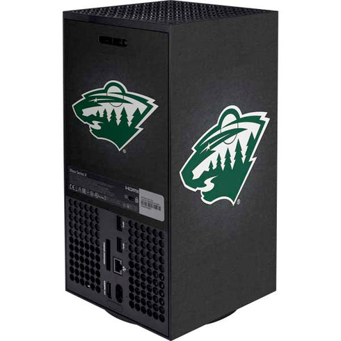 NHL Minnesota Wild Black Background Xbox Series X Bundle Skin