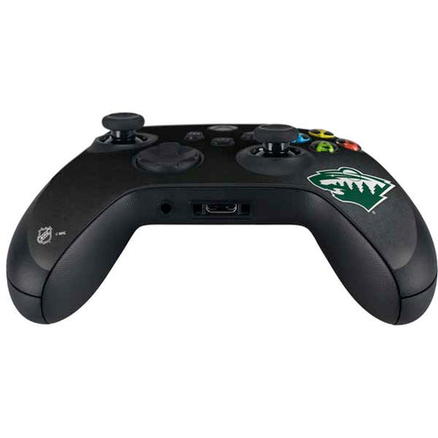 NHL Minnesota Wild Black Background Xbox Series X Controller Skin