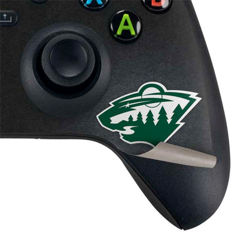 NHL Minnesota Wild Black Background Xbox Series X Controller Skin