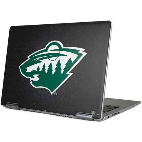 NHL Minnesota Wild Black Background Yoga 710 14in Skin