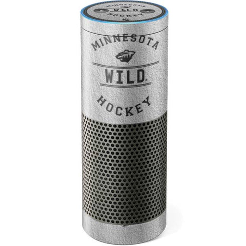 NHL Minnesota Wild Black Text Amazon Echo Skin