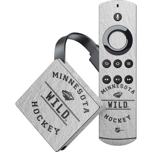 NHL Minnesota Wild Black Text Amazon Fire TV Skin