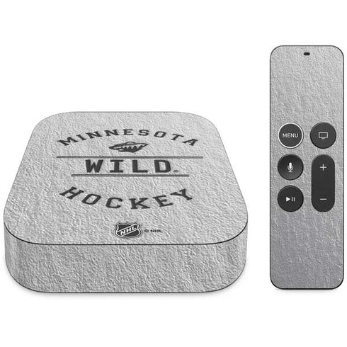 NHL Minnesota Wild Black Text Apple TV Skin