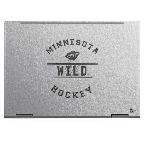 NHL Minnesota Wild Black Text HP Envy Skin