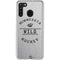 NHL Minnesota Wild Black Text Galaxy A21 Clear Case