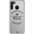 NHL Minnesota Wild Black Text Galaxy A21 Clear Case