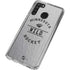 NHL Minnesota Wild Black Text Galaxy A21 Clear Case