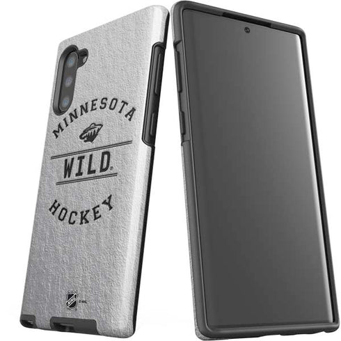 NHL Minnesota Wild Black Text Galaxy Note 10 Pro Case