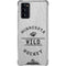 NHL Minnesota Wild Black Text Galaxy Note20 5G Clear Case