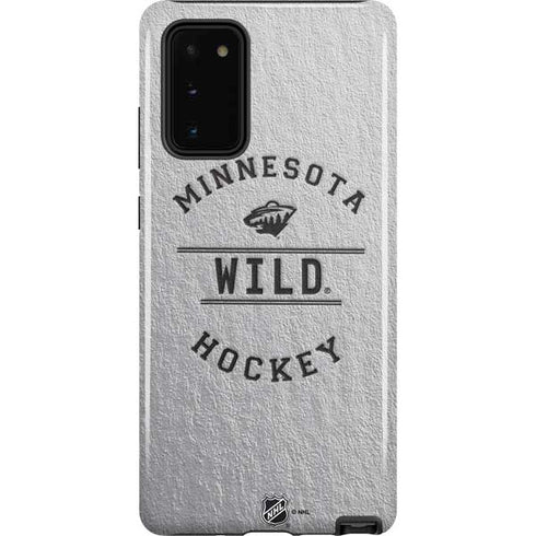 NHL Minnesota Wild Black Text Galaxy Note20 5G Pro Case