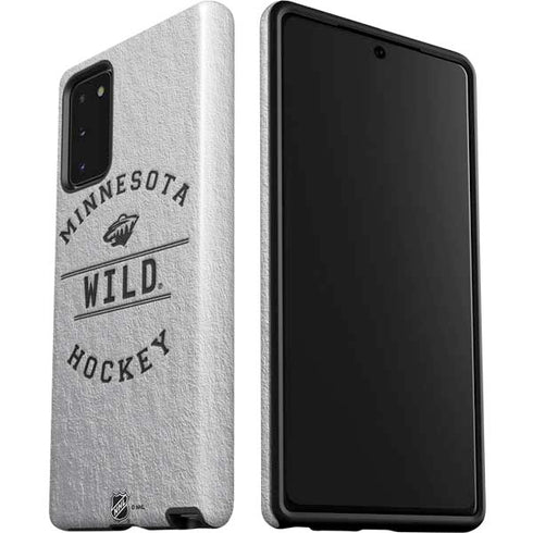 NHL Minnesota Wild Black Text Galaxy Note20 5G Pro Case