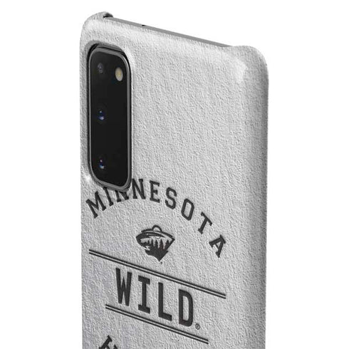NHL Minnesota Wild Black Text Galaxy S20 Lite Case