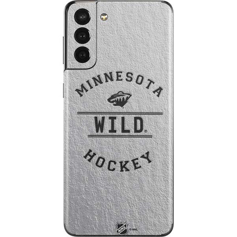 NHL Minnesota Wild Black Text Galaxy S21 Plus 5G Skin