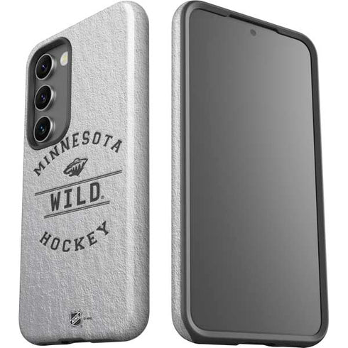NHL Minnesota Wild Black Text Galaxy S23 Pro Case