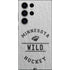 NHL Minnesota Wild Black Text Galaxy S23 Ultra Skin