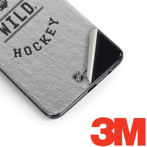 NHL Minnesota Wild Black Text Galaxy S9 Plus Skin