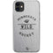 NHL Minnesota Wild Black Text iPhone 11 Clear Case