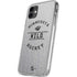 NHL Minnesota Wild Black Text iPhone 11 Clear Case