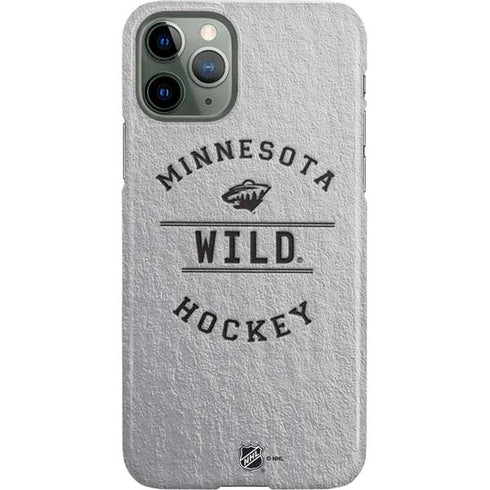 NHL Minnesota Wild Black Text iPhone 11 Pro Lite Case
