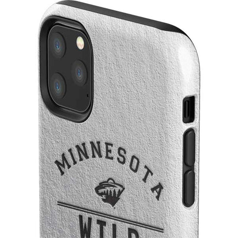 NHL Minnesota Wild Black Text iPhone 11 Pro Max Impact Case