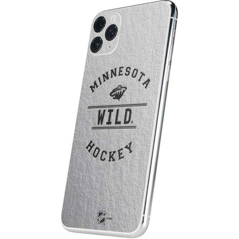 NHL Minnesota Wild Black Text iPhone 11 Pro Max Skin