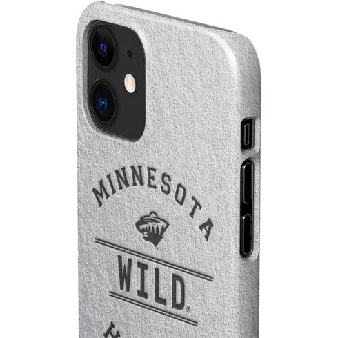 NHL Minnesota Wild Black Text iPhone 12 Mini Lite Case