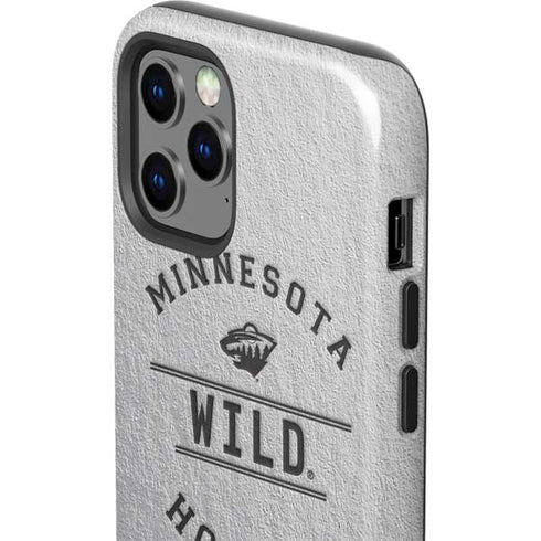 NHL Minnesota Wild Black Text iPhone 12 Pro Impact Case