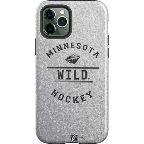 NHL Minnesota Wild Black Text iPhone 12 Pro Max Impact Case