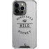 NHL Minnesota Wild Black Text iPhone 13 Pro Clear Case