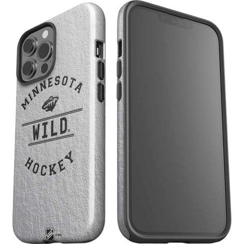 NHL Minnesota Wild Black Text iPhone 13 Pro Max Impact Case