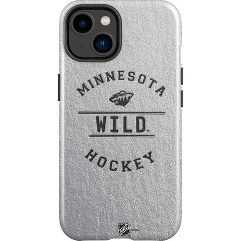 NHL Minnesota Wild Black Text iPhone 15 Plus Impact Case